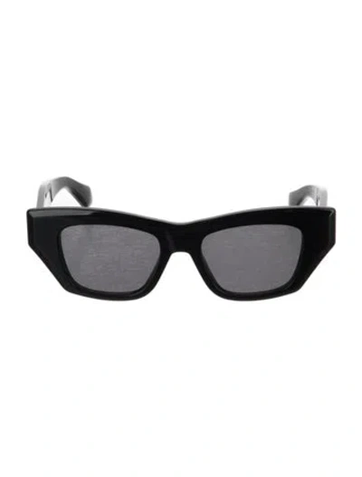 Pre-owned Alaïa Square Tinted Sunglasses In Black
