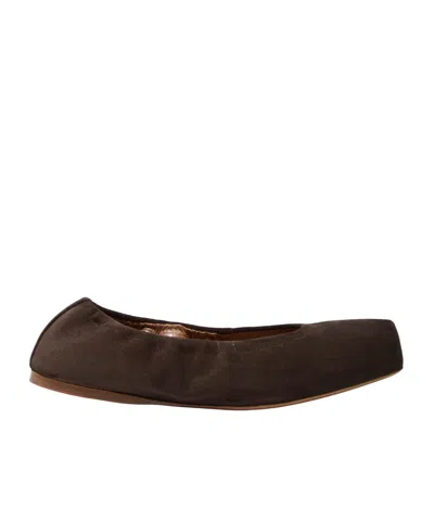 Alaïa Square-toe Elasticated Ballet Flats