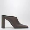 Alaïa Alaia Square-toe Mule In Taupe Grey Women In Gray