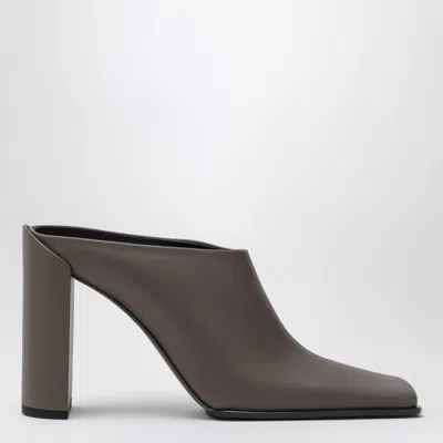 Alaïa Square-toe Mule In Taupe Grey In Brown