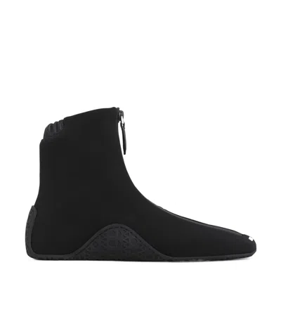 ALAÏA SQUARE-TOED HIGH-TOP CASUAL SHOES