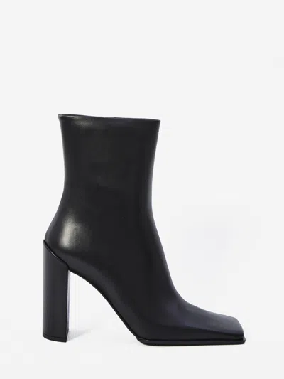 ALAÏA SQUARETOE ANKLE BOOTS