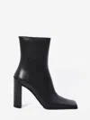 Alaïa Alaia Women Square Leather Ankle Boots In Multi