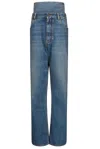 Alaïa Straight Leg In Blue