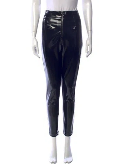 Pre-owned Alaïa Straight Leg Pants In Blue