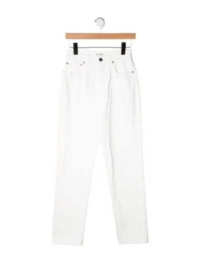 Pre-owned Alaïa Straight Leg Pants In Neutrals