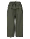 Alaïa Straight Pants In Green