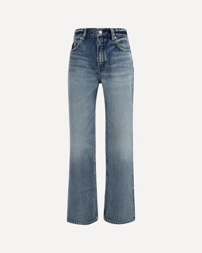Alaïa Straight-leg Denim Jeans In Light Blue