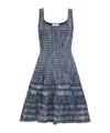 Alaïa Strap Dress In Blue