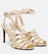 Alaïa Strappy 90 Leather Sandals