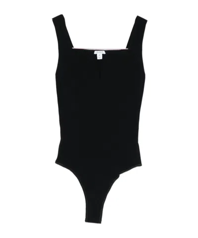 Alaïa Strappy Bodysuit In Black