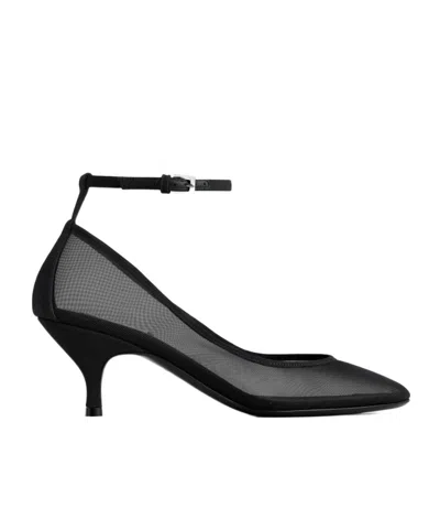 Alaïa Strappy Pumps In Mesh In Black