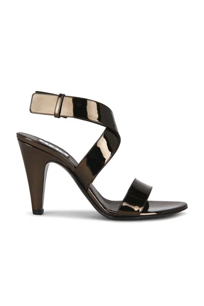 Alaïa Strappy Sandal In Brown