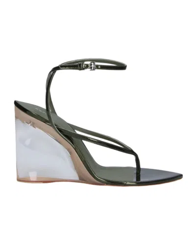 Alaïa Strappy Wedge Heeled Sandals In Multi