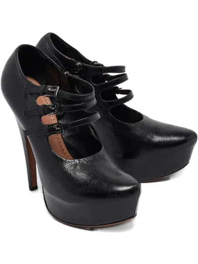 Pre-owned Alaïa Straps Buckle Pumps In Black