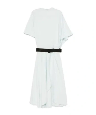 Alaïa Stretch-cady Maxi Dress In White