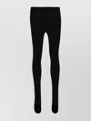 Alaïa Stretch Leggings With Elastic Waistband And Stirrup Design In Black