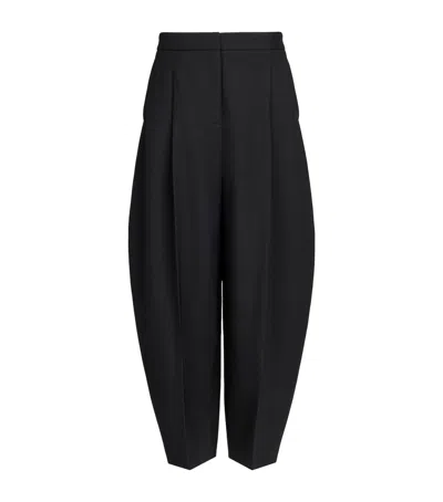 Alaïa Stretch-wool Balloon Trousers In Black