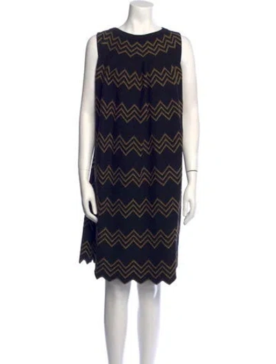 Pre-owned Alaïa Striped Mini Dress W/ Tags In Multi