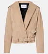 Alaïa Suede Biker Jacket