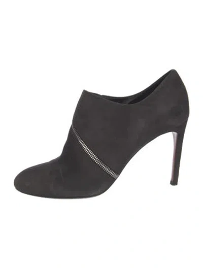 Pre-owned Alaïa Suede Boots In Black