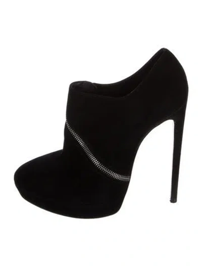 Pre-owned Alaïa Suede Boots In Black
