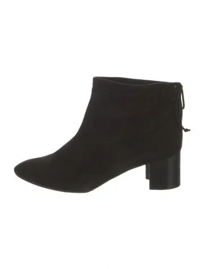Pre-owned Alaïa Suede Boots In Black