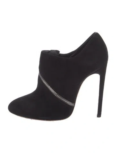 Pre-owned Alaïa Suede D'orsay Pumps In Black