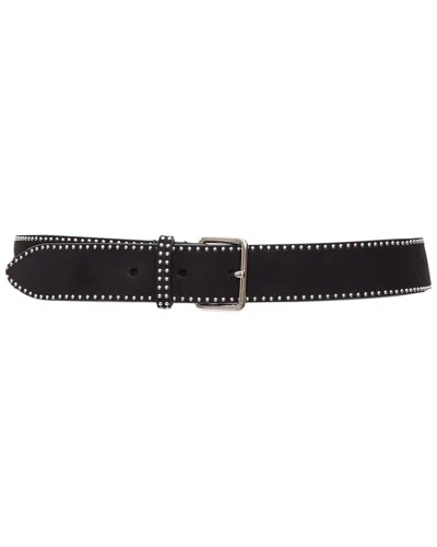 Pre-owned Alaïa Suede Mini Studded Belt (authentic Pre-loved)