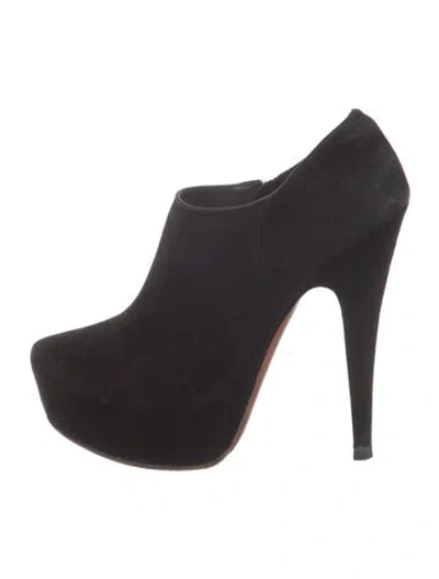 Pre-owned Alaïa Suede Pumps In Black