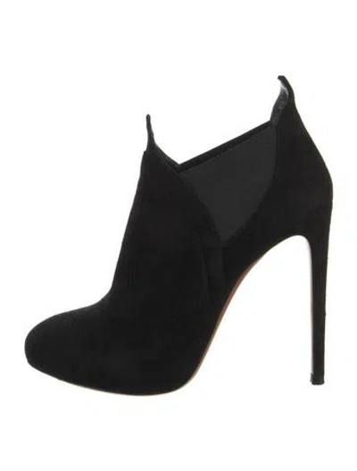 Pre-owned Alaïa Suede Pumps In Black