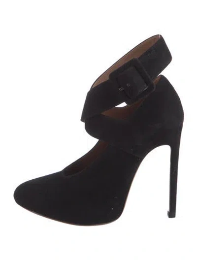 Pre-owned Alaïa Suede Pumps In Black