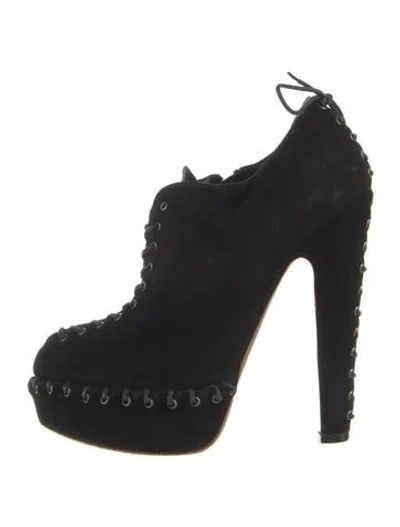 Pre-owned Alaïa Suede Pumps In Black