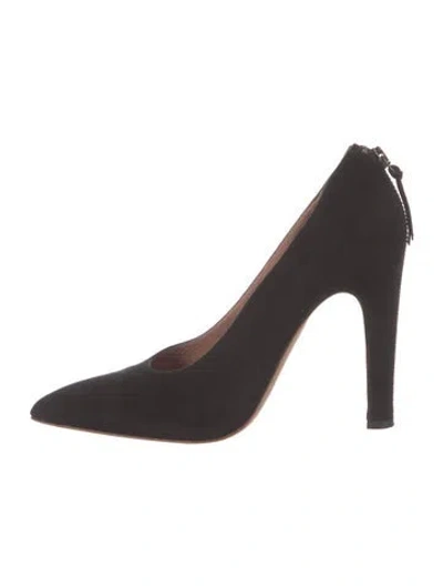 Pre-owned Alaïa Suede Pumps In Brown