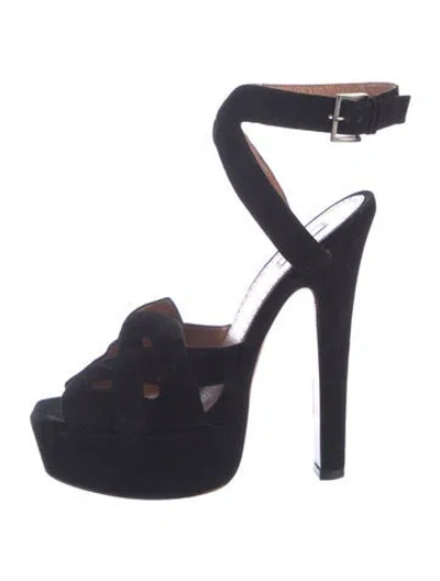 Pre-owned Alaïa Suede Pumps In Multi