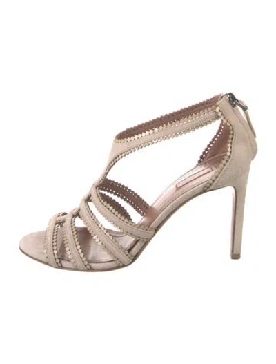 Pre-owned Alaïa Suede Sandals In Multi