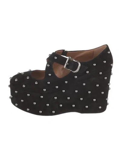 Pre-owned Alaïa Suede Studded Accents Pumps In Black