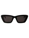 Alaïa Alaia 00 Black Black Grey Acetate Sunglasses In Black