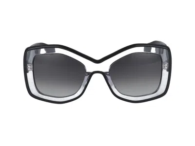 Alaïa Sunglasses Azzedine Alaia Aa0066 S 001 Crystal Black Grey /22/140