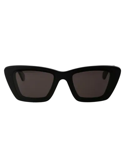 Alaïa Alaia 00 Black Black Grey Acetate Sunglasses In Brown