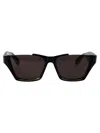 Alaïa Alaia Squared Sunglasses Aa0081 S 001 In Black-black-grey
