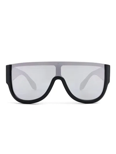 Alaïa Oversized Square Frame Sunglasses Thick Temples In Multi