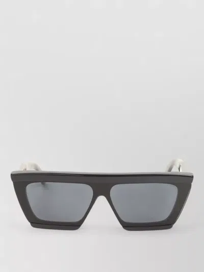 Alaïa Sunglasses Thick Frame Wide Arms Design In Black