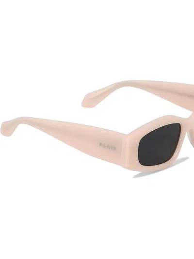 Alaïa Sunglasses With Geometric Shape In Neutral