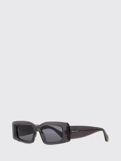 Alaïa Sunglasses Woman  In Black