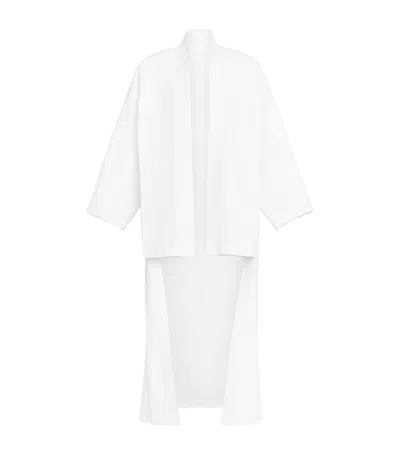 Alaïa Supima Cotton Kimono Jacket In White