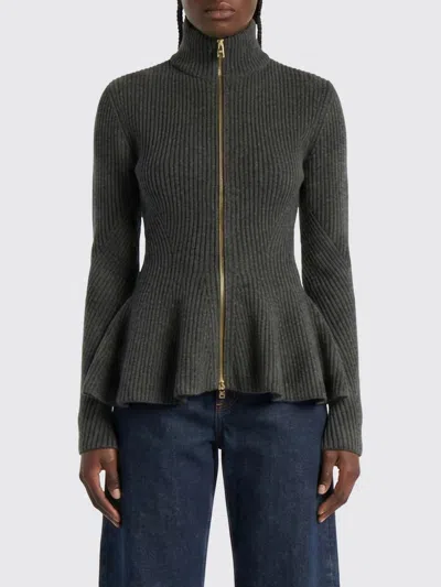 Alaïa Sweater  Woman Color Grey In Gray