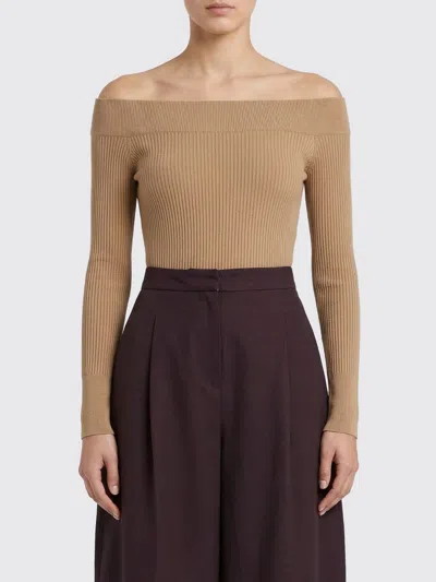 Alaïa Sweater  Woman Color Beige In Neutral