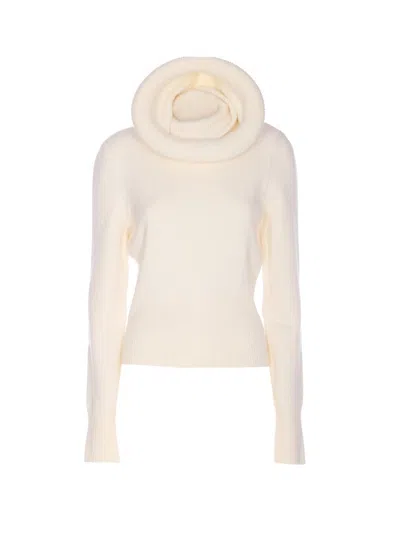 Alaïa Sweaters In White