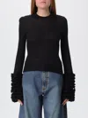 Alaïa Alaia Women Ruffled Sweater In Black